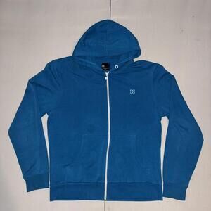 Blue DC zip up hoodie